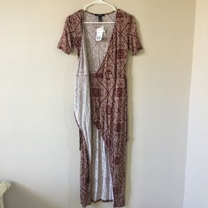 NWT Forever 21 Burgundy Long Dress
